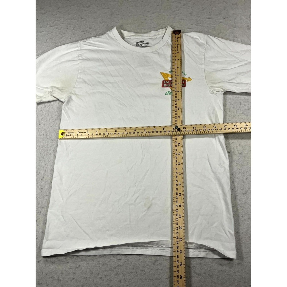 In N Out Burger Loomis Idaho T Shirt Mens Small White Graphic Preshrunk Cotton - Picture 6 of 11